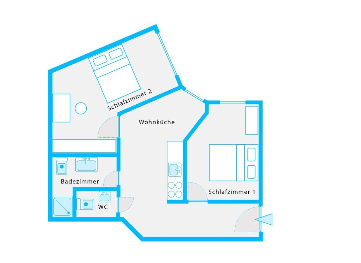 The Mierendorf Hinterhaus, 2 Bed Rooms Up To 4 People Berlin Extérieur photo